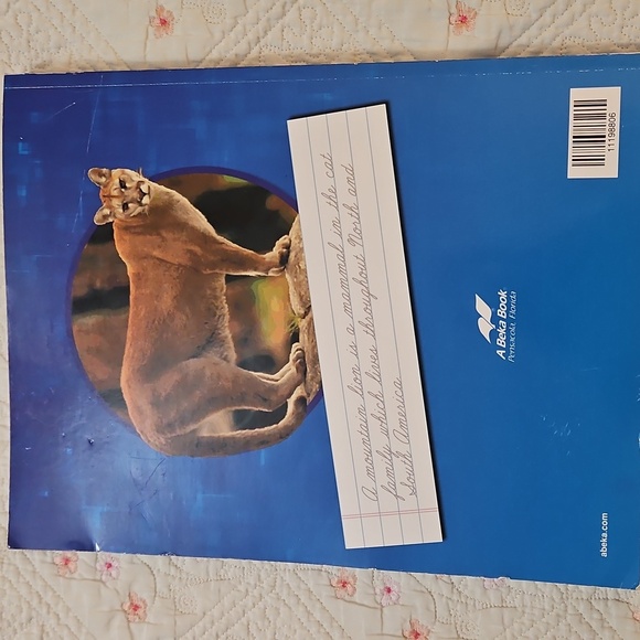 A Beka Cursive Writing w/ Phonics Workbook Level 3 Homeschool Abeka Curriculum - Picture 4 of 6